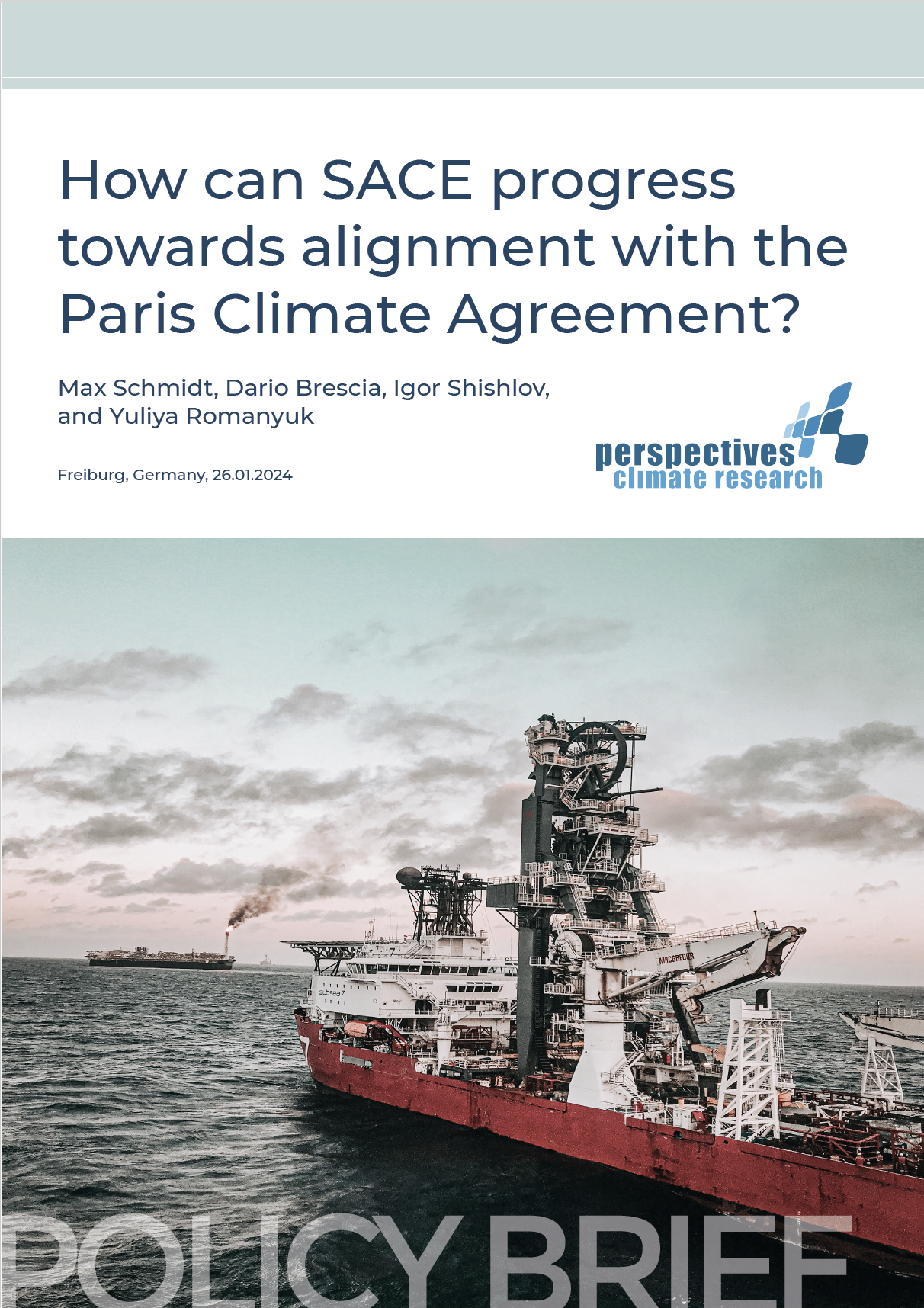 How can SACE progress towards alignment with the Paris Climate Agreement?