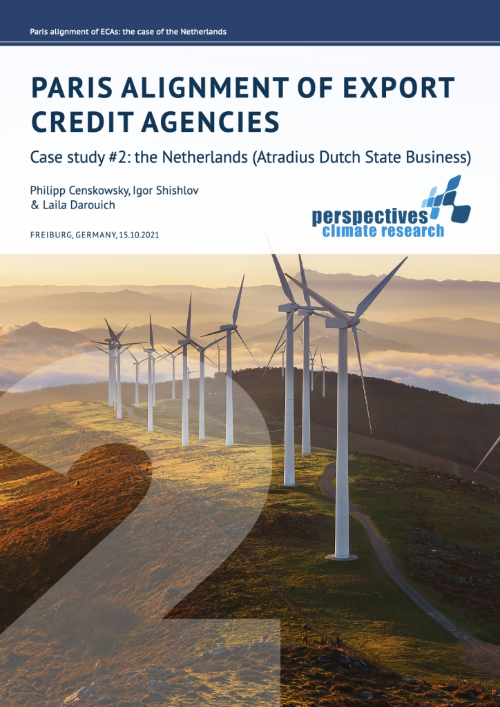 PARIS ALIGNMENT OF EXPORT CREDIT AGENCIES Case study #2: the Netherlands (Atradius Dutch State Business)