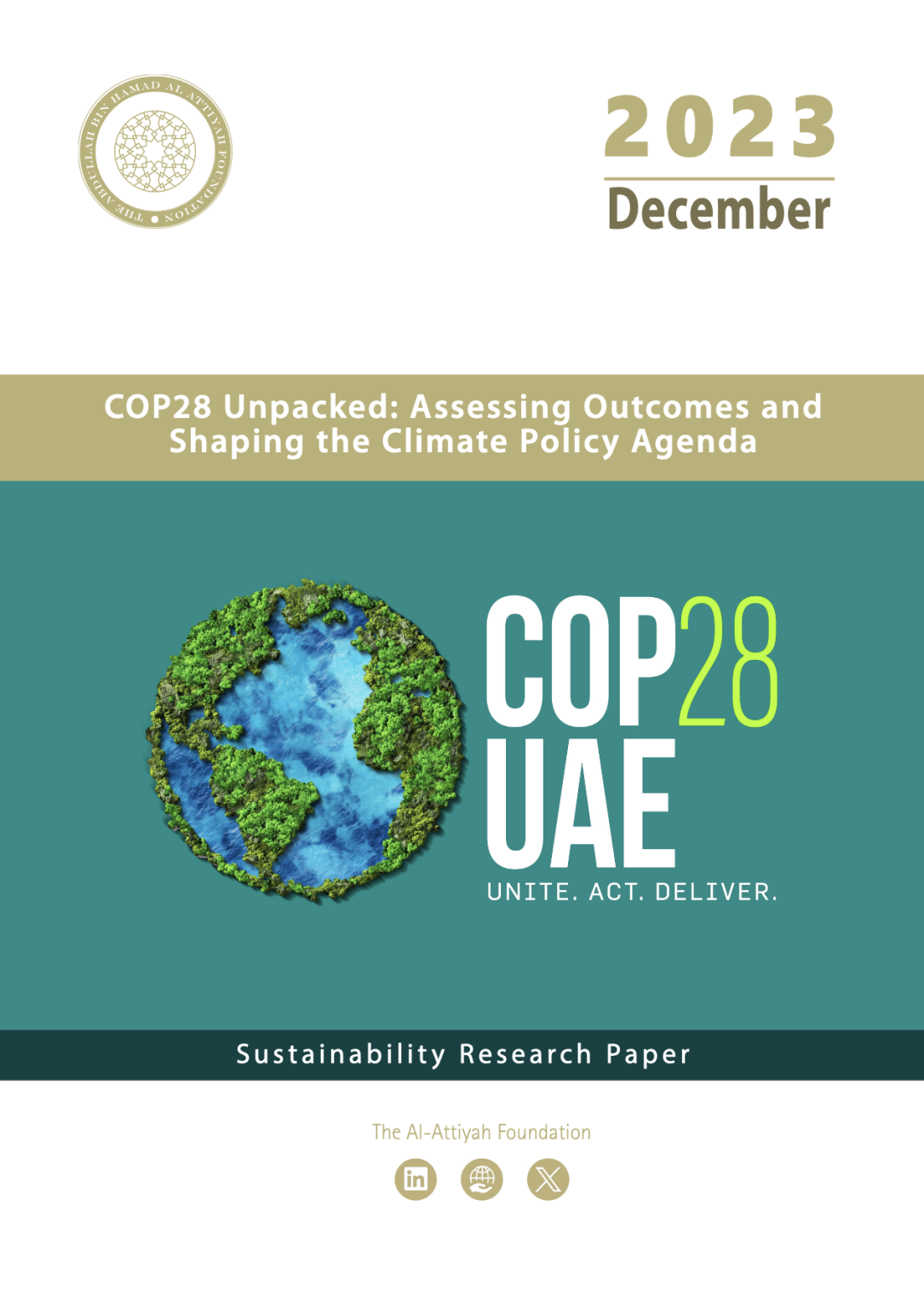 COP28 Unpacked: Assessing Outcomes and Shaping the Climate Policy ...