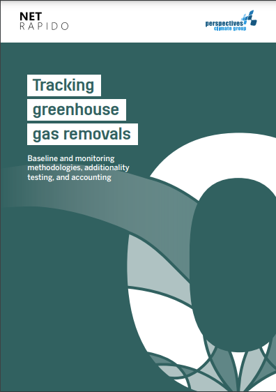 Tracking greenhouse gas removals: Baseline and monitoring methodologies, additionality testing, and accounting
