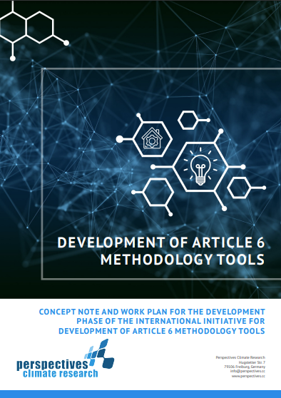 Development of Article 6 methodology tools: Concept note and work plan for the development phase of the international initiative for development of Article 6 methodology tools